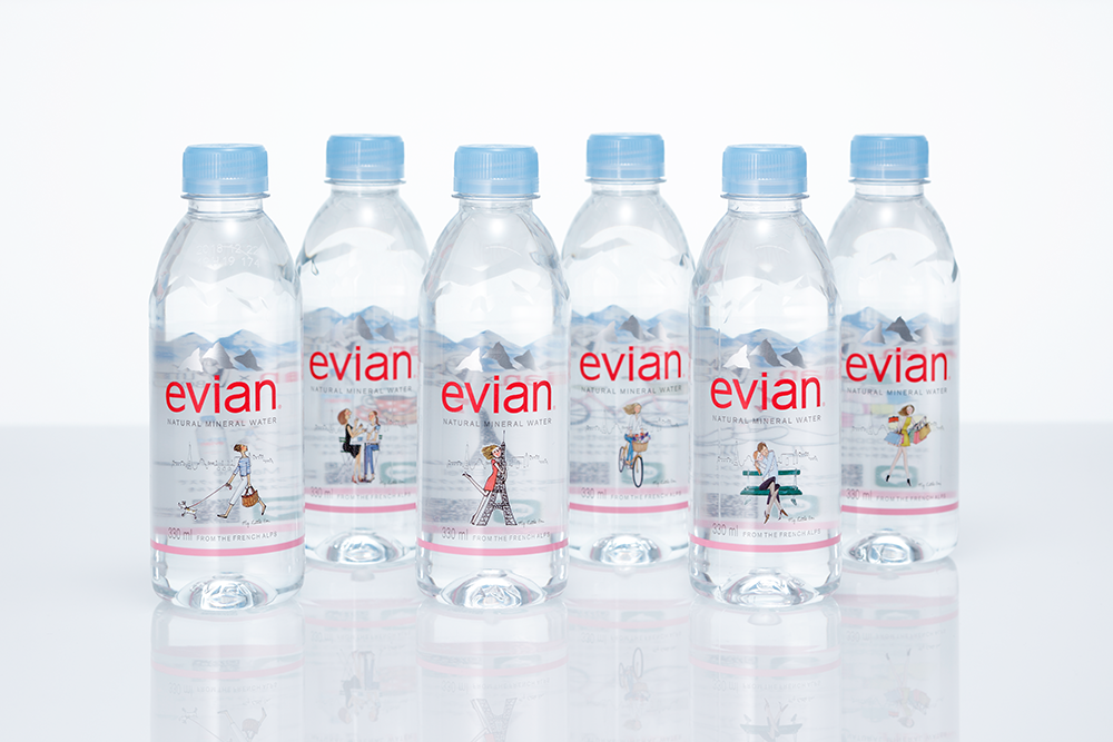 Доставка мин воды. Evian 330ml. Evian.